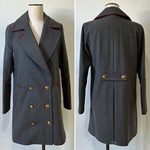 Express Grey Wool Coat - XS